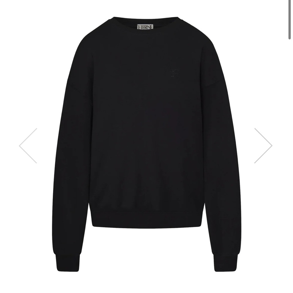 Eterne oversized Crewneck sweatshirt, black. Perfect conditions - Picture 4 of 9